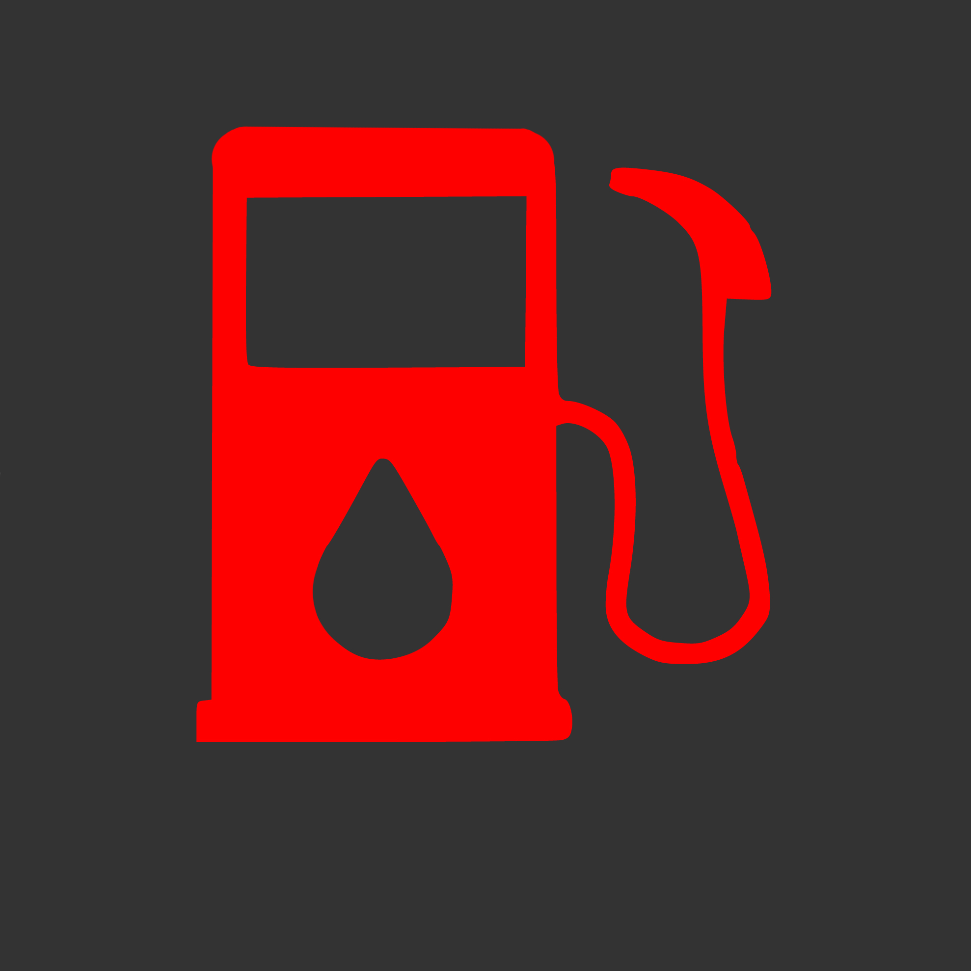 piros benzinkút, kútoszlop, csepp világít a műszerfalon